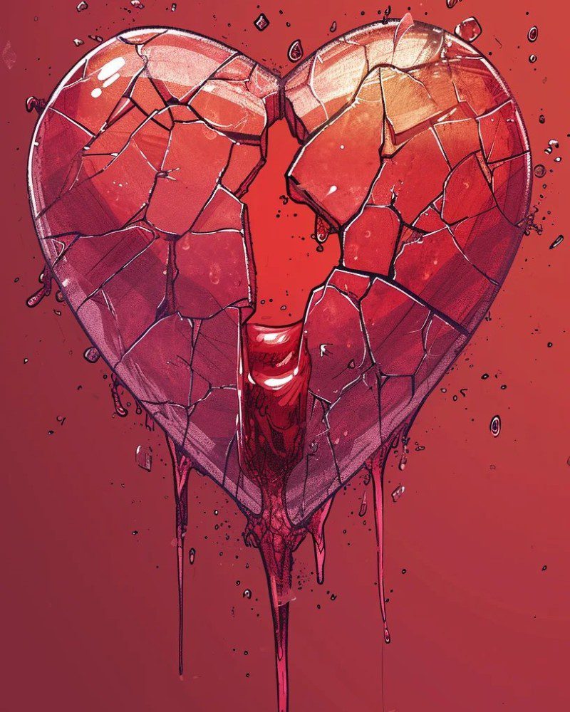 broken heart pic of girl