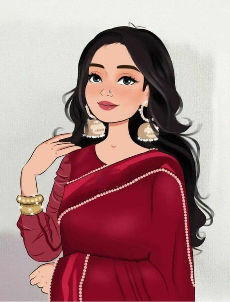 cartoon dp for girls 11