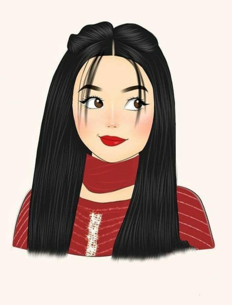 cartoon dp for girls 12