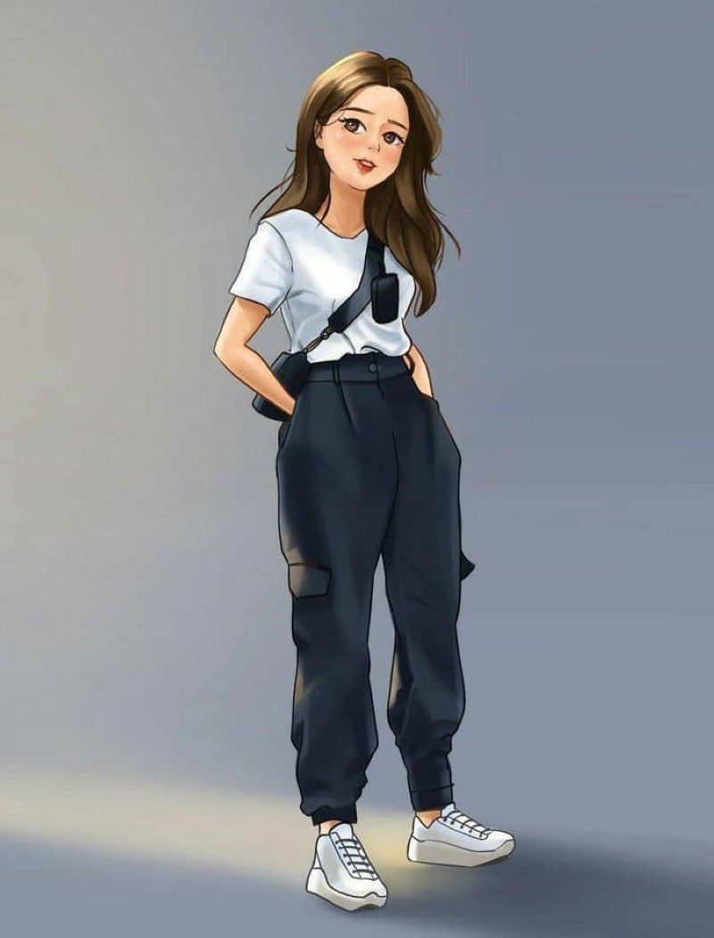 cartoon dp for girls 5