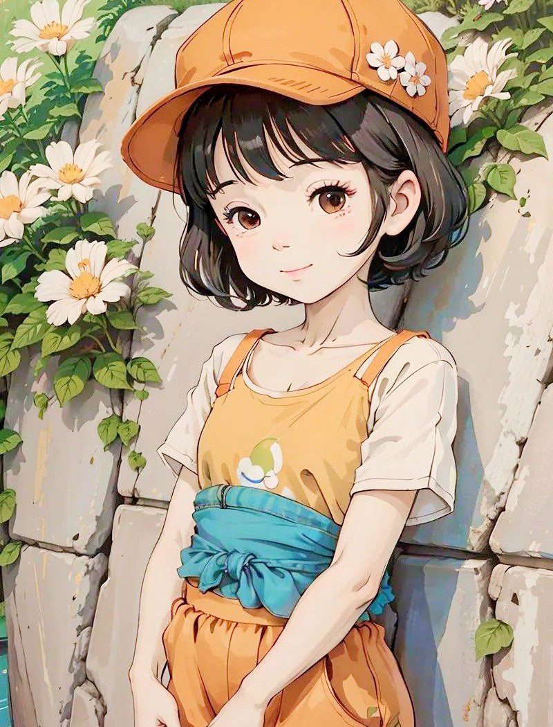 cartoon girl dp for whatsapp