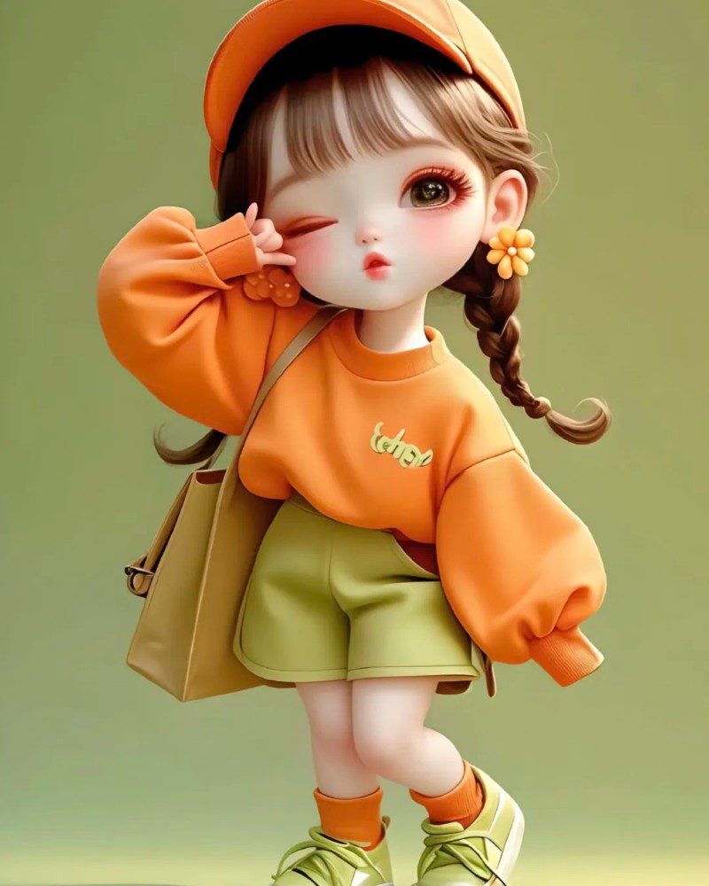 cartoon girl images for dp