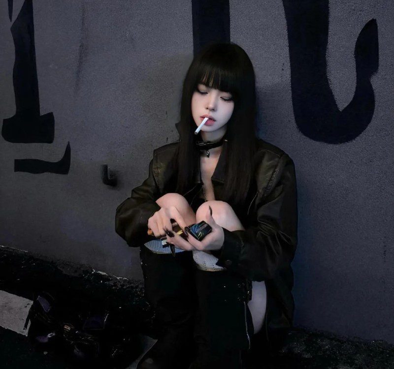 cool attitude girl pic