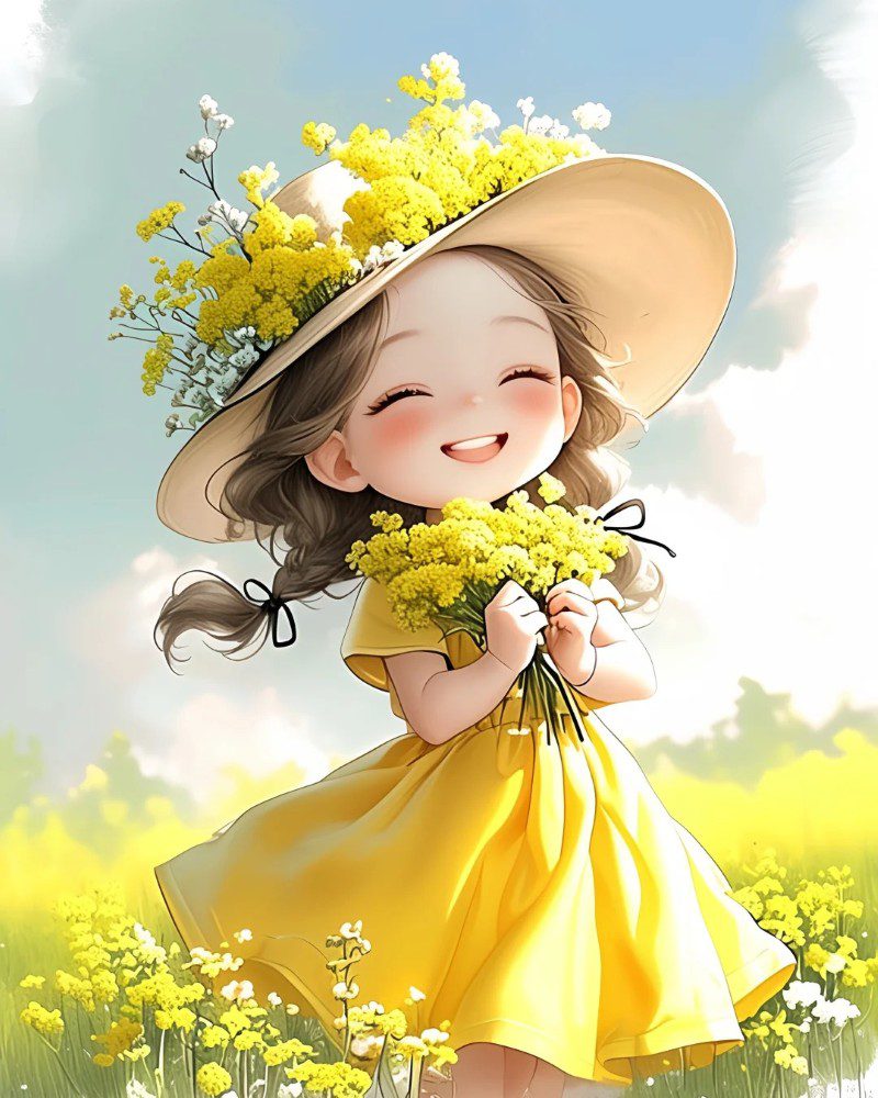 cute girl cartoon pic 4
