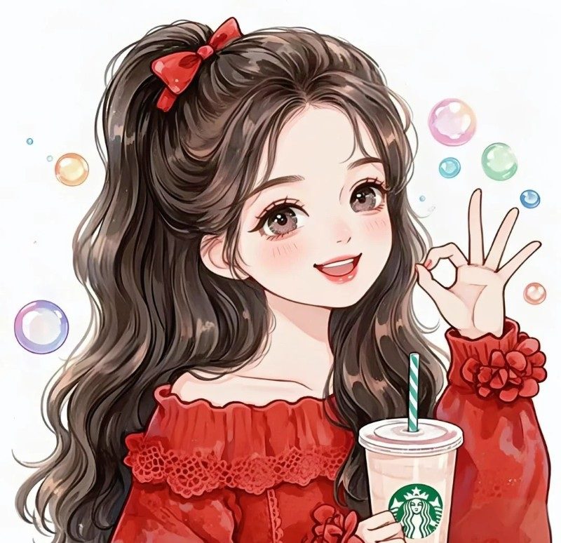 cute girl cartoon pic 7