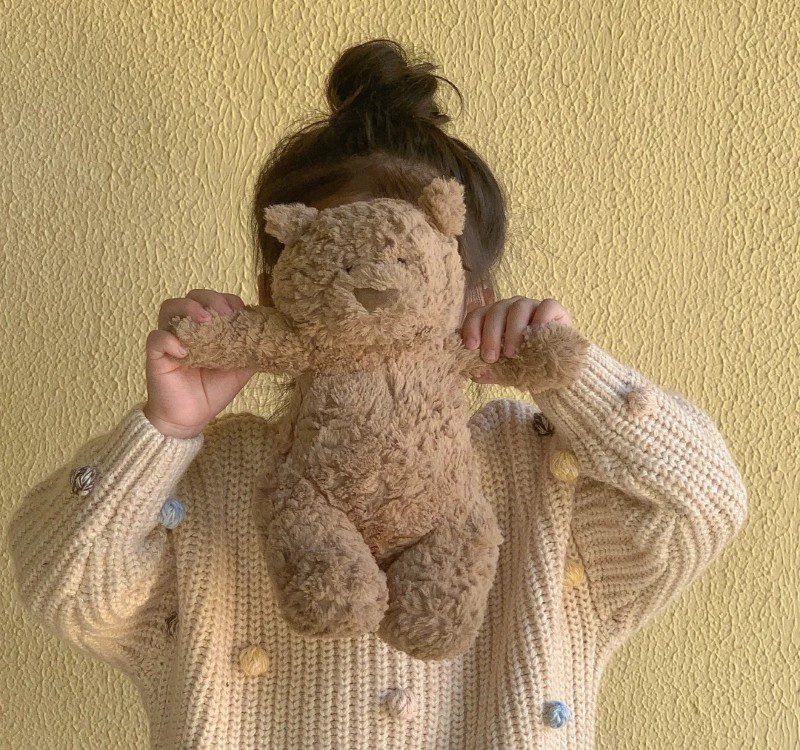 cute girl with teddy bear profile pic 21