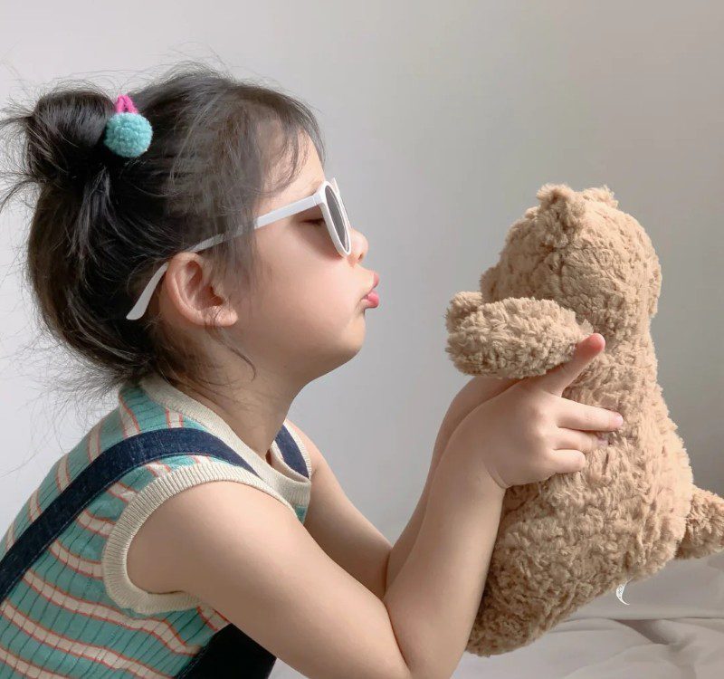 cute girl with teddy bear profile pic 27