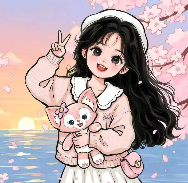 dp for girls cartoon 7