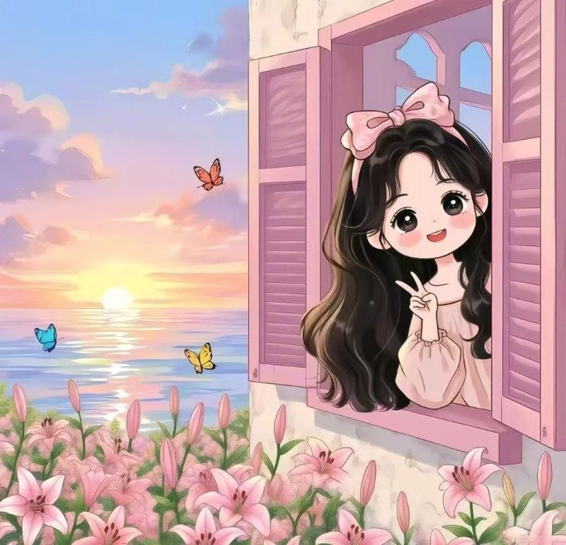 dp for girls cartoon 9