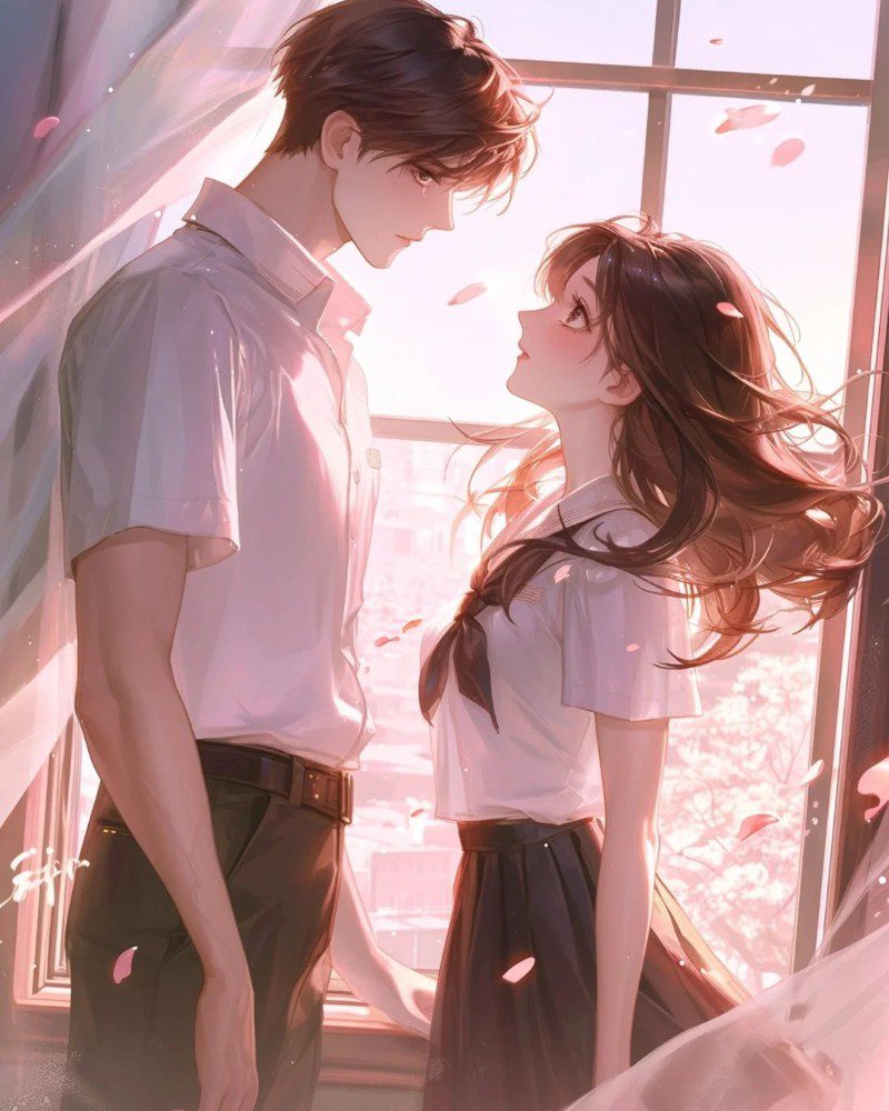 romantic cartoon couple pic 15