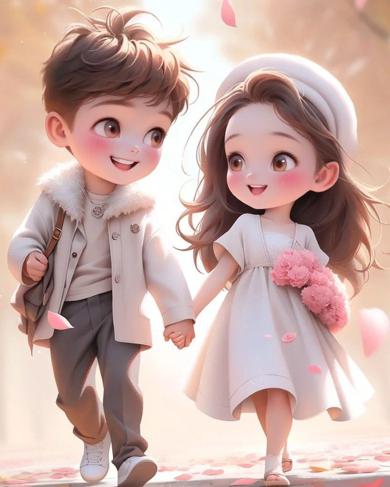 romantic cartoon couple pic 20