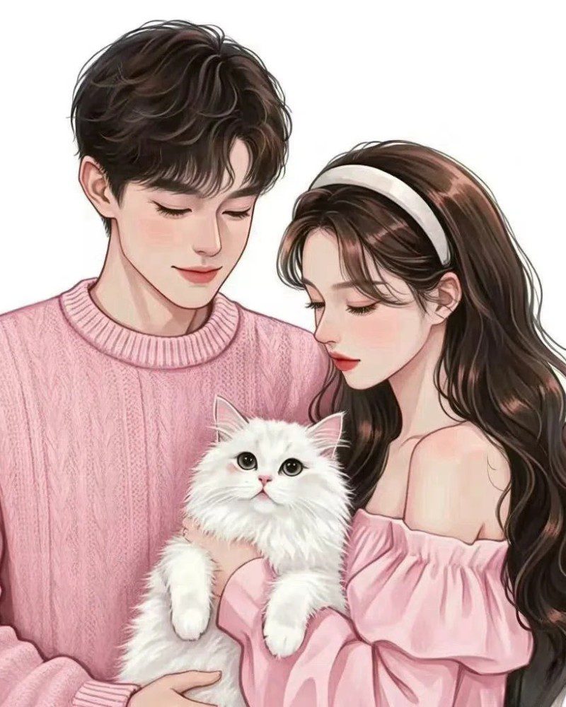 romantic cartoon couple pic 23