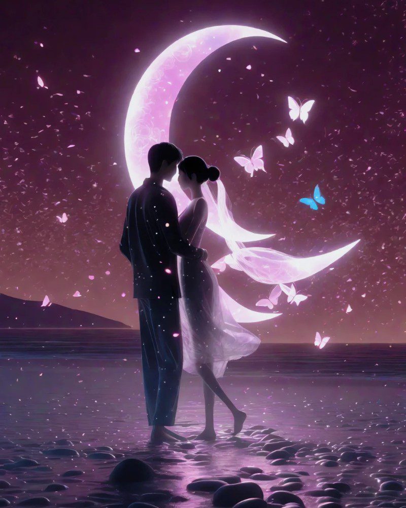 romantic cartoon couple pic 26