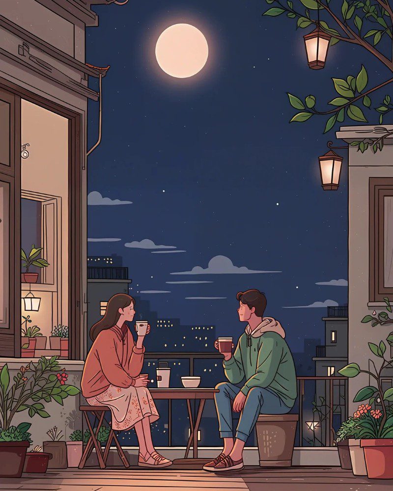 romantic cartoon couple pic 31