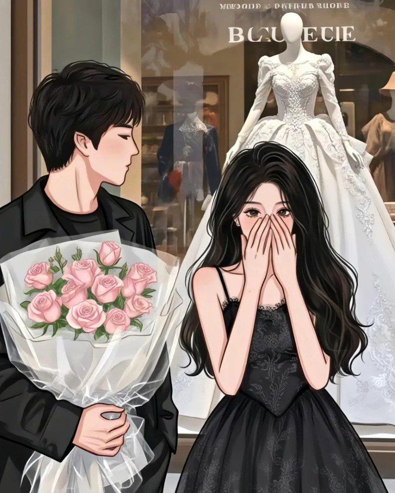 romantic cartoon couple pic 4