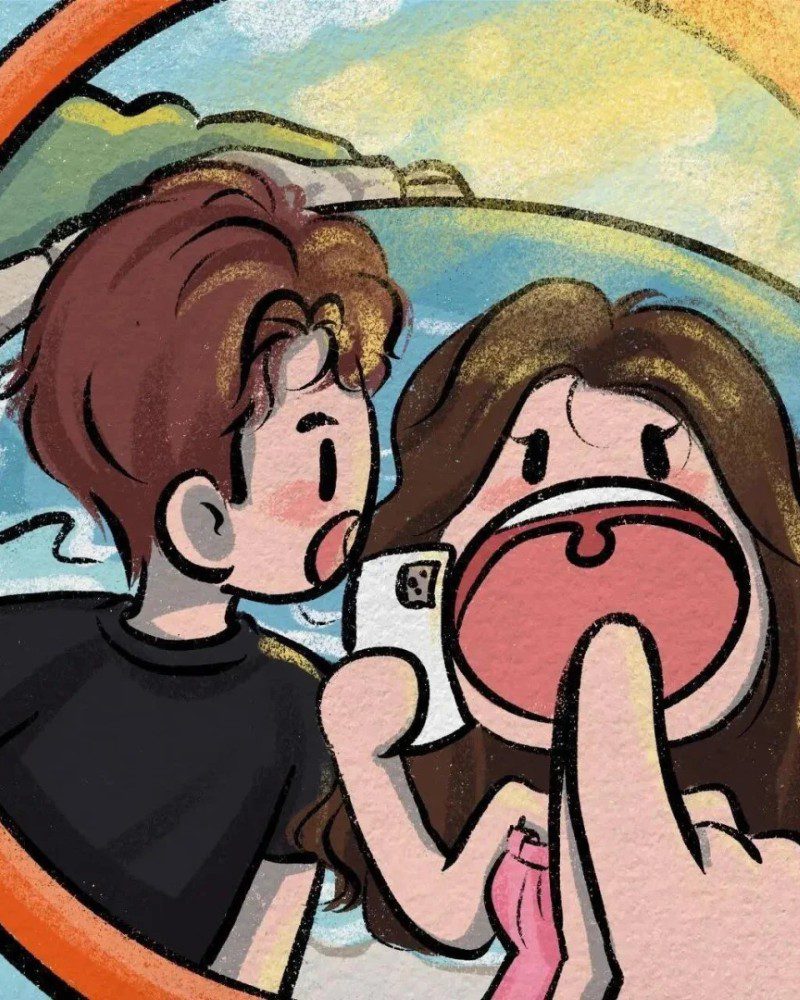 romantic cartoon couple pic 8